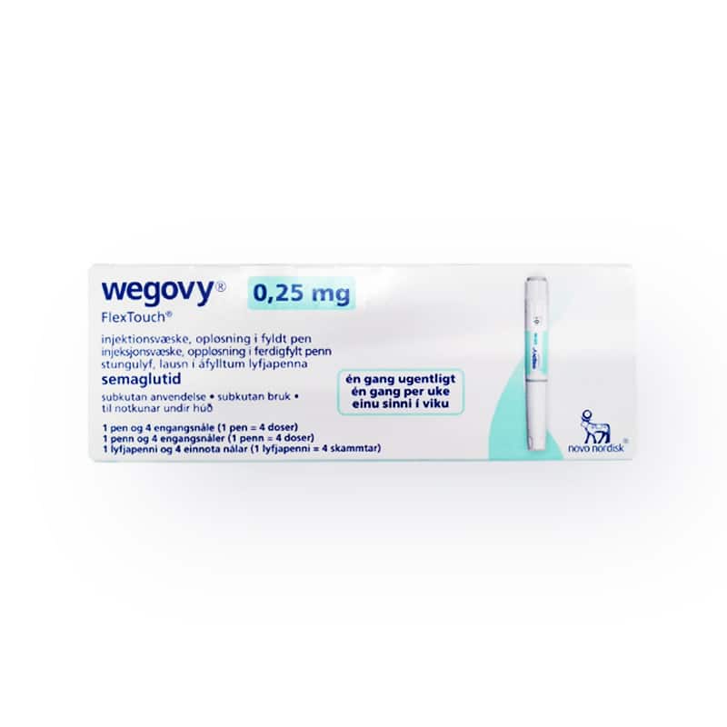 Buy WEGOVY® FLEXTOUCH 0.25mg (Danish)  online