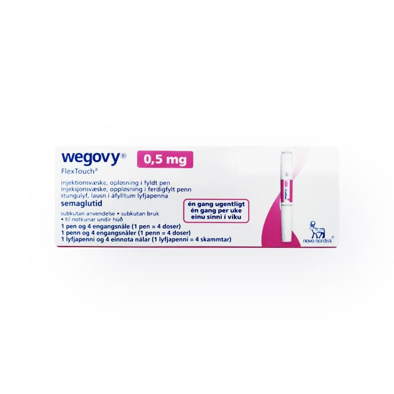 Buy WEGOVY® FLEXTOUCH 0.5mg (Danish)  online