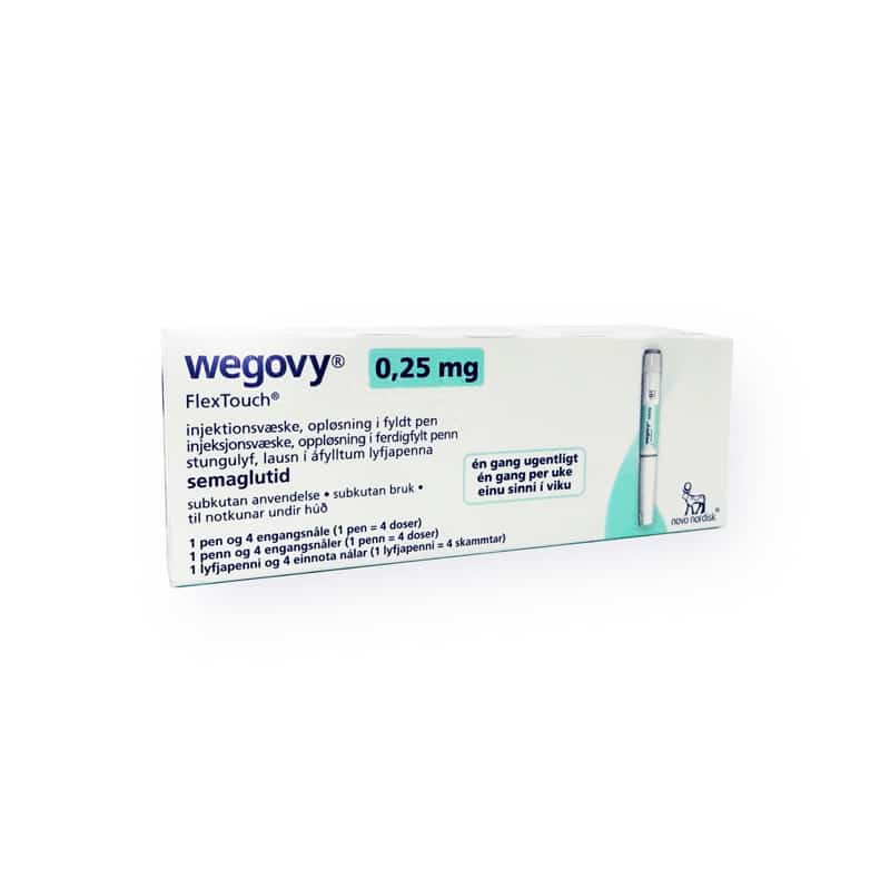 Buy WEGOVY® FLEXTOUCH 0.25mg (Danish)  online