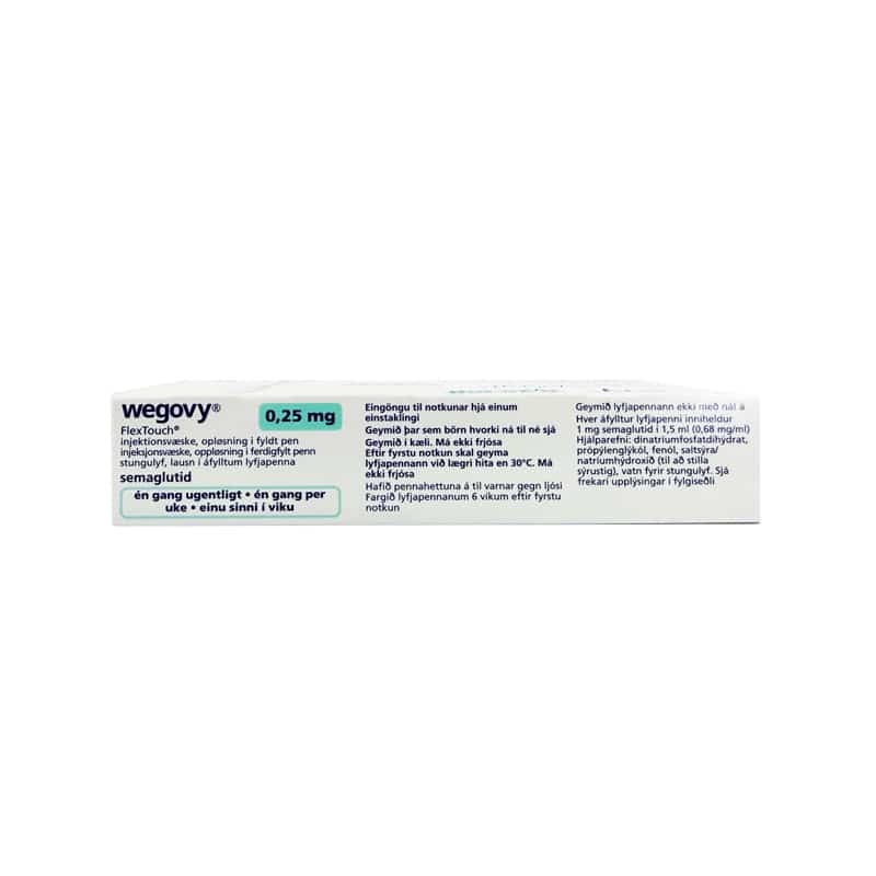 Buy WEGOVY® FLEXTOUCH 0.25mg (Danish)  online