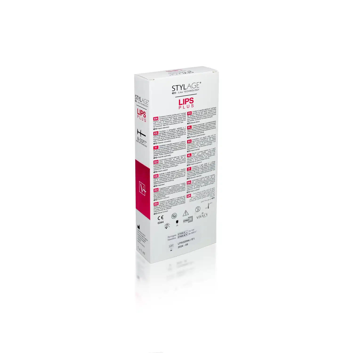 Buy STYLAGE® LIPS PLUS BI-SOFT® with Lidocaine  online