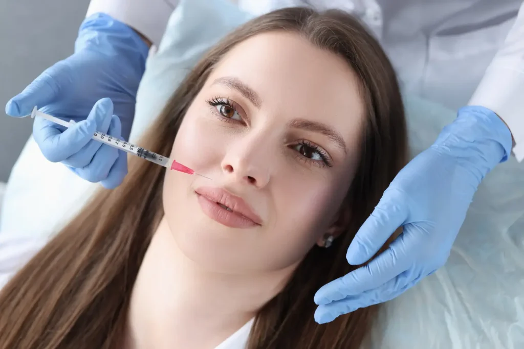 injecting filler