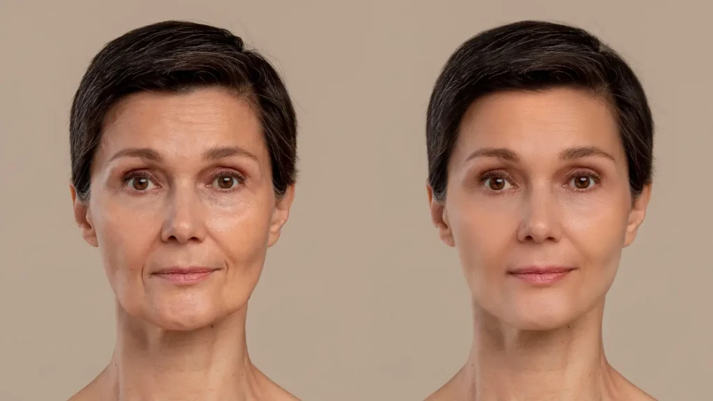 transforming to a more youthful and wrinkle-free skin